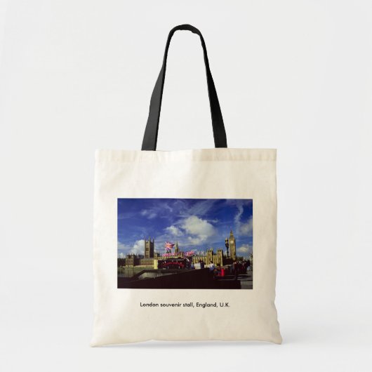 London souvenir stall, Engeland, Verenigd Koninkri Tote Bag (Voorkant)