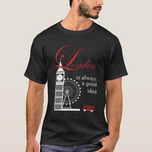 London Souvenirs Cadeaus Mannen Vrouwen Big Ben Re T-shirt (Voorkant)