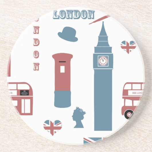 London Special Zandsteen Onderzetter (Voorkant)