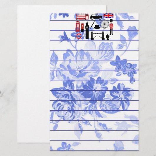 London Stationery Briefpapier (Voorkant / Achterkant)