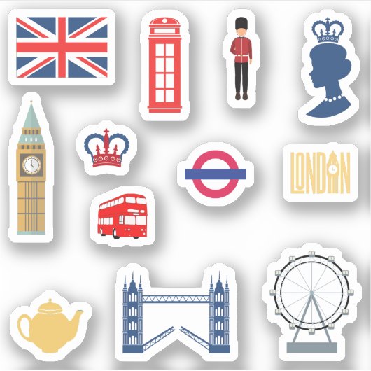 London Stickers (Voorkant)