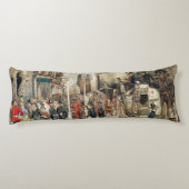 London Street, 1869 Lichaamskussen (Achterkant)