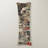 London Street, 1869 Lichaamskussen (Voorkant Verticaal)