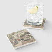 London Street, 1869 Stenen Onderzetter (Zijkant)