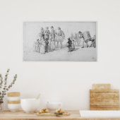 London Street Band, 1839 Poster (Keuken)