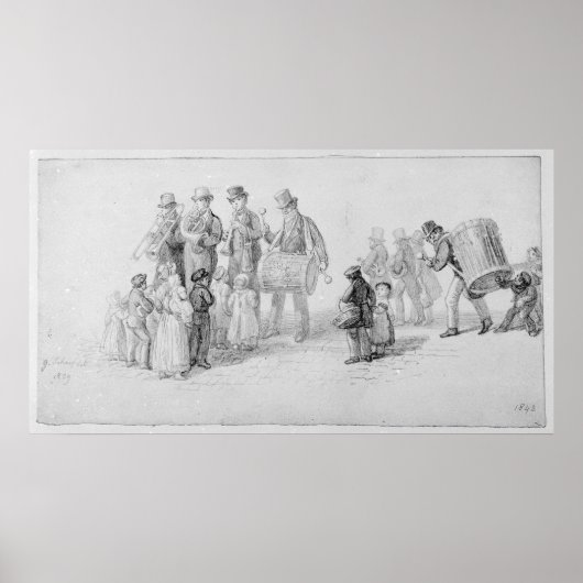 London Street Band, 1839 Poster (Voorkant)