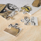 London street, line up for West-end theater ticket Legpuzzel (Zijkant)