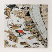 London street, line up for West-end theater ticket Legpuzzel (Horizontaal)