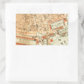 London Street Map Rechthoekige Sticker (Tas)