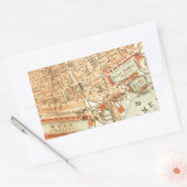 London Street Map Rechthoekige Sticker (Envelop)