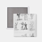 London Street Musicians Magneet (Voorkant / Achterkant)