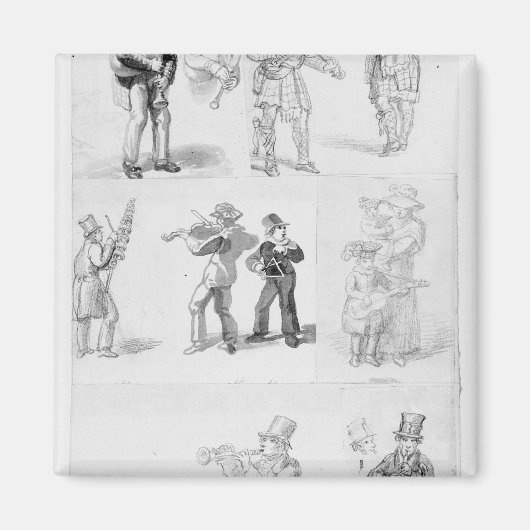 London Street Musicians Magneet (Voorkant)