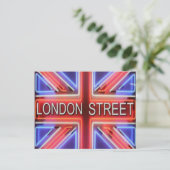 LONDON STREET POSTAL BRIEFKAART (Staand voorkant)