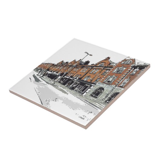 London Street Scene Tegeltje (Zijkant)