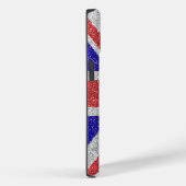 London Style Glitter Flag Britse Union Jack Case-Mate iPhone Case (Achterkant / Rechts)