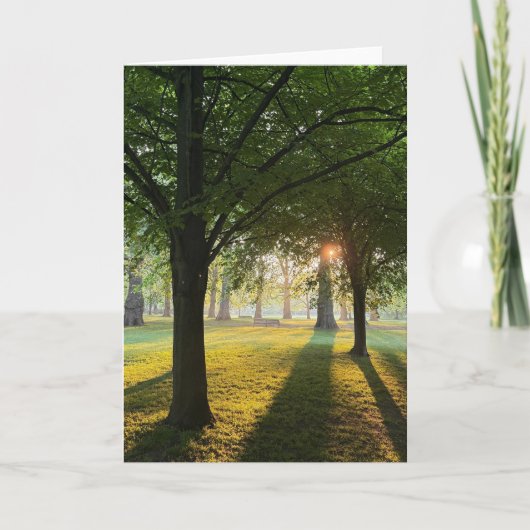 London Sunrise and Sunset  Kaart (Voorkant)