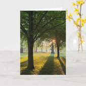 London Sunrise and Sunset  Kaart (Gele Bloem)