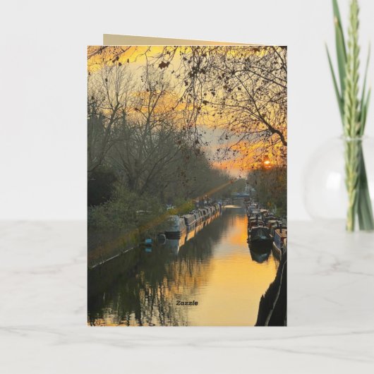 London Sunrise and Sunset  Kaart (Achterkant)