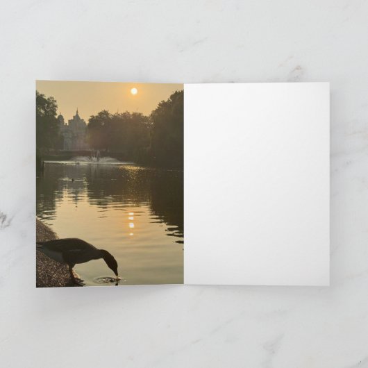 London Sunrise and Sunset  Kaart (Binnen)