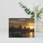 London Sunrise Briefkaart (Staand voorkant)