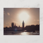 London Sunset Briefkaart (Voorkant)