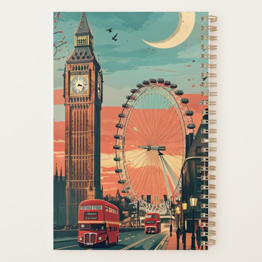 London sunset planner (Achterkant)