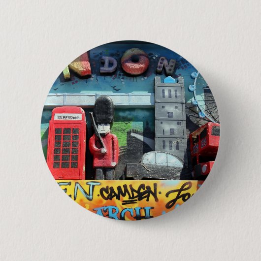 London Symbol Ronde Button 5,7 Cm (Voorkant)