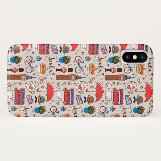 London Symbols Pattern Case-Mate iPhone Case (Achterkant (horizontaal))
