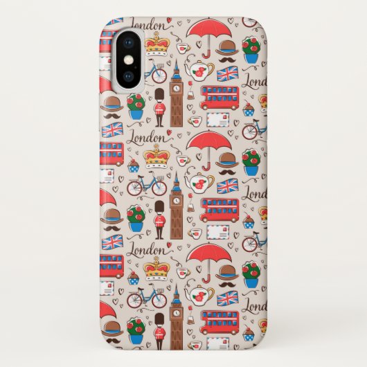 London Symbols Pattern Case-Mate iPhone Case (Achterkant)