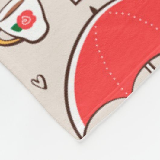 London Symbols Pattern Fleece Deken (Hoek)