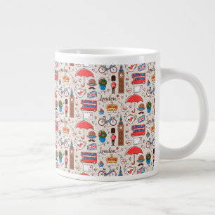London Symbols Pattern Grote Koffiekop