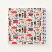London Symbols Pattern Notitieboek (Achterkant)