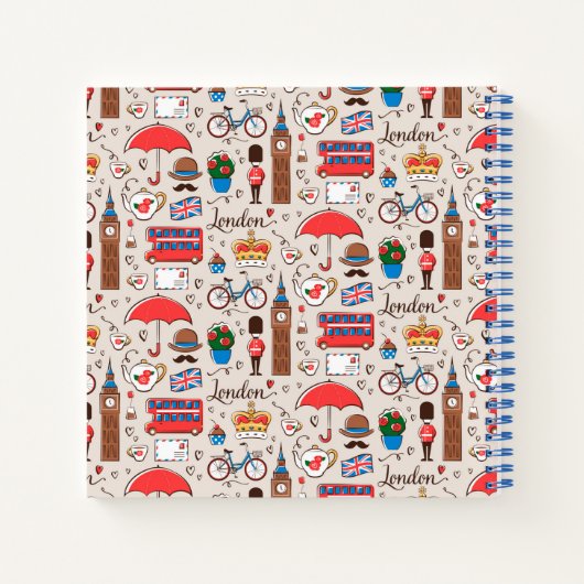 London Symbols Pattern Notitieboek (Achterkant)