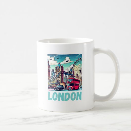 London-Tasse Koffiemok (Rechts)