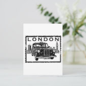 London Taxi Briefkaart (Staand voorkant)