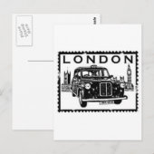 London Taxi Briefkaart (Voorkant / Achterkant)
