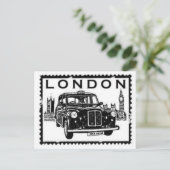 London Taxi Briefkaart (Staand voorkant)