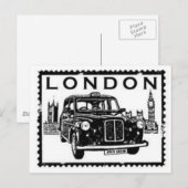 London Taxi Briefkaart (Voorkant / Achterkant)
