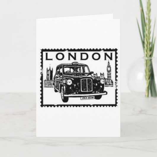 London Taxi Kaart (Voorkant)
