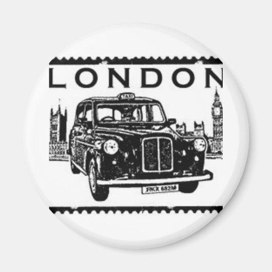 London Taxi Magneet (Voorkant)
