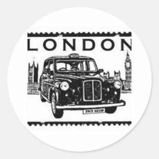 London Taxi Ronde Sticker