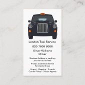 London Taxi Visitekaartjes Double Sided (Achterkant)