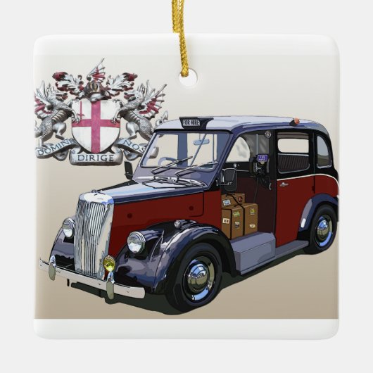 London Taxicab Ornament (Voorkant)