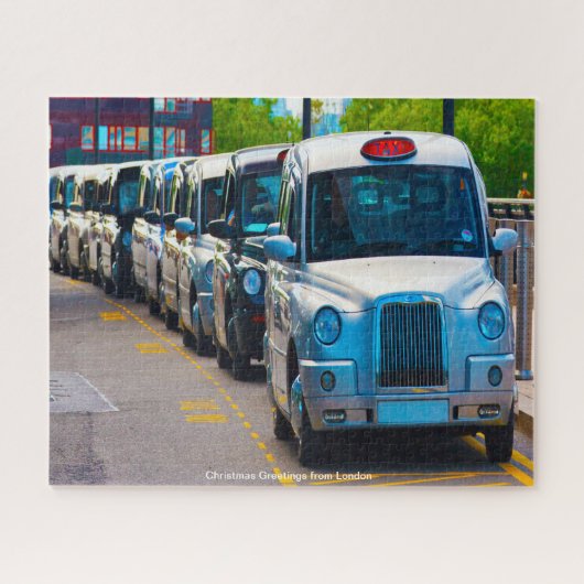 London Taxis Jigzaag Puzzle Legpuzzel (Horizontaal)