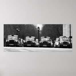 London Taxis Poster