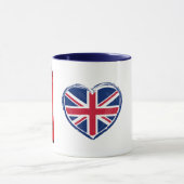 London Telefoonbox Union Jack Hart Britse Mok (Midden)