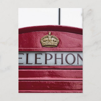 London Telephone Booth Red Briefkaart