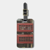 London Telephone Box Bagagelabel (Voorkant verticaal)