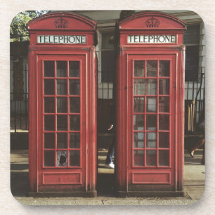 London Telephone Box Bier Onderzetter