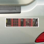London Telephone Box Bumpersticker (Op auto)